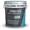 BALDINI VERNICI pittura lavabile supercoprente monocomponente vinilica finitura opaca ottimo punto di bianco per pareti e soffitti interni MIMETIKA bianca 0,75 lt
