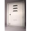 UTILFER Sportelli Contatori Gas Acciaio Zincato Argento 30 x 40