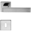 Forme Maniglie per porte interne in stile moderno - modelloAsti - in Cromo Satinato