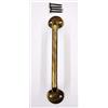 Ghidini Maniglia maniglione Ponte mm.160 per porte e portoni in legno ottone bronzato graffiato verniciato manopola universale