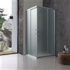 Kiamami Valentina Cabina doccia quadrata 70x70 cm in cristallo opaco ante scorrevoli | Giada