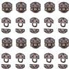 INCREWAY Confezione da 20 chiavistelli per scatole da 29 mm x 26 mm, per cassetti e gioielli, in legno, stile vintage, color bronzo