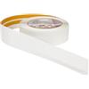 ProfiPVC Battiscopa PVC 50x20 mm - 10 metro, Adesivo, con Striscia Spezzata, Battiscopa Angolare Autoadesivo, flessibile e morbida, montaggio facile, 50x20 mm, Bianco