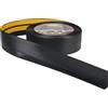 ProfiPVC Battiscopa PVC 50x20 mm - 5 metro, Adesivo, con Striscia Spezzata, Battiscopa Angolare Autoadesivo, flessibile e morbida, montaggio facile, 50x20 mm, Nero