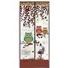 ZJXSNEH Porta Zanzariera Tenda Zanzariera Estiva Cifratura Zanzariera Magnetica Gufo Marrone 90X210cm