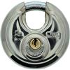 BURG-WÄCHTER Lucchetto ad Arco, Lucchetto con Chiave, Spessore Arco 10 mm, Corpo in Acciaio Inox, Serratura in Ottone, Protezione Anti-taglio, Circle 21 70 SB