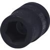 KS Tools 515.1321 Bussola Esagonale per Avvitatori ad Impulsi, Corta, 21 mm, 3/4