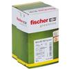 Fischer tasselli per chiodi N Green 6 x 80/50 S, 45 pezzi, 524848