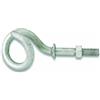 Chapuis 455/14X120Z Gancio da palestra a vite - Acciaio zincato - M14 - Lunghezza 120 mm