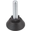 Kipp TIPP - Operatori Ã Elementi standard 4708X015.20 K0675 Piedino regolabile
