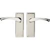 Carlisle Brass Carlisle SZR022PN - Maniglia per porta in ottone, nichel lucido