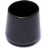 Brinox B75285N Copertura Esterna Rotonda Flessibile, Nero, Diámetro 25 mm, Set di 50 Pezzi