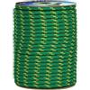 Corderie Italiane 006006336 Treccia corit verde, 8 mm - 30 mt, Corda intrecciata multiuso resistente ai raggi U.V. e all'abrasione, per attività all'aperto, giardino, mare, guinzagli e fai da te, rottura 700 kg
