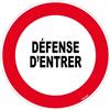 NOVAP '' novap - Pannello Segnaletica Defense di entrare