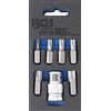 BGS 5016 | Serie di inserti per cacciavite | attacco esagono esterno 10 mm (3/8) | profilo a T (per Torx) | 7 pz.
