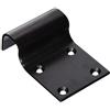 Alberts 137434 Placca da suolo, da avvitare, nera, 50 x 90 mm