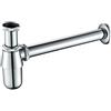 Nafall tubo di scarico lavandino, sifone per lavandino bagno 1 1/4x 32 mm  sifone bagno lavandino ispessito in acciaio inox sifon con video :  : Fai da te