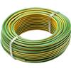 Debflex 110345 - Cavo in matassa HO7V-U 1,5 25 m, giallo/verde