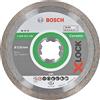 Bosch Accessories Professional 2608615138 Disco Diamantato Standard, per Ceramica, X-Lock, Ø125 mm, Diametro Ø: 22.23 mm, Nero