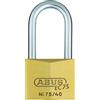 ABUS 27184 - Lucchetto in ottone e acciaio inox con serratura reversibile, 40 mm