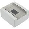 Electraline 60436 Centralino da Parete con Portello, 8 Moduli, Bianco