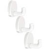 vasalat Hewi 801.90.010 - Set di 3 ganci da parete, colore: Bianco puro