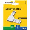 Schellenberg 70104 Porta Accessori, Set di connettori angolari Plus per finestre e Porte a zanzariera, Bianco Antracite