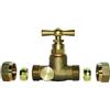BOUTTE Boutté 2121401 DMB2P14 - Rubinetto d'arresto per spurgo con snodo bicono, tubo ø 14, Oro (Or)