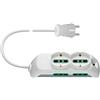 Vimar FP00520.CK.B multipresa 2 prese univ., 4 Bprese, spina 16A, cavo 1.5m