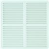 Brinox B70570D - Griglia di ventilazione 30 x 30 cm, colore: Bianco laccato