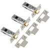 Yale Locks 3PM888CH2 - Lucchetti a mortasa tubolari, 64 mm, finitura cromata (confezione da 3)