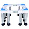 YiHYSj Frigorifero Lavatrice Base Rialzata Supporto Multifunzione Lavastoviglie Stand Supporto Regolabile per Asciugatrice Congelatore Lunghezza 40-74cm Larghezza 48-66cm (24-27cm)