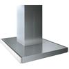 Elica Cappa Cucina Joy Isola 90 cm Vetro Bianco