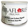 MIRAFLORES ORIGINAL Cera Nera Depilatoria Brasiliana in Barattolo da 400 ml - Depilazione indolore senza strisce per corpo, ascelle, gambe, bikini, rimozione peli