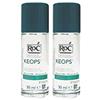 Roc Pack Keops Deodorant Roll On Intense Sweating 2x30ml