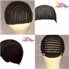 JazzyBrand Full stretchy Braided Wig Cap Cornrow Horse Shoe Crochet or Sew in. taglia unica per M L XL