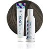 Pop Italy Soielixir Tinta Permanente per Capelli in crema SENZA Resorcina, Parafenilendiammina e Ammoniaca 93 Colori - 100 ml - (Pack Tinta + Ossigeno 10 vol. - 7/1 Biondo Medio Cenere)