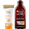 Garnier Ambre Solaire Olio Abbronzante con Olio di Cocco e Hydra 24h Protect SPF 30