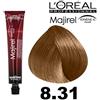 L'ORÉAL L'Oreal, Majirel 8,31 - Biondo Ch. Dorato Cenere 50ml.