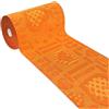 emmevi Passatoia Al Metro H57 Cm Su Misura Tappeto Cucina 3D Cuori Ingresso Casa mod.CLELIA dis.A ARANCIONE