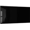 TMK - Piastra di copertura per piano cottura a induzione, 80 x 52 cm, 1 pezzo, universale per piastre di cottura protezione antischizzo, tagliere in vetro temprato, decorazione Moderno nero