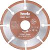 kwb 790540 Easy-Cut disco da taglio universale in metallo duro 125 mm x 1,0 mm, disco flessibile per vari materiali, foro 22,23 mm, 125mm