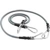 Windhager 07333-Tenditore con moschettone, 2 Pezzi, Colore: Grigio