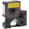Nastro per etichettatrice compatibile Dymo RHINO 6000 NERO SU GIALLO