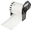 Etichette adesive per etichettatrice compatibile Brother DK-22113 DK Tape da 62 mm (Rotolo 15,24 metri) TRASPARENTE