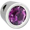 Amello Adamello Dreambase-Ciondolo in Acciaio Inossidabile Swarovski-Cristallo Viola VESHS01F