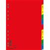 DONAU DANUBIO 7712095pl-99 colore registro, PP, A4, 230 X 297 mm, 1 - 10, 10 fogli, colori assortiti