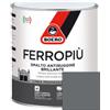 Boero Smalto anticorrosivo brillante Ferropiù grigio scuro lt.0,750