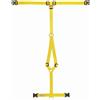 Haqihana srl Haqihana Pettorina ad H Yellow in Nylon per Cani, xl-torace-90-130cm
