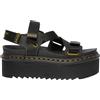 DR. MARTENS KIMBER BLACK WEBBING+HYDRO LEATHER Sandali Donna